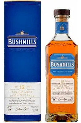 Bushmills 12 Year Old Single Malt Irish Whiskey 70 cl